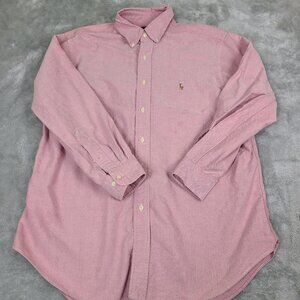 Ralph Lauren Mens Long‎ Sleeve Shirt 17 32/33 Color  Classic Fit Button Up